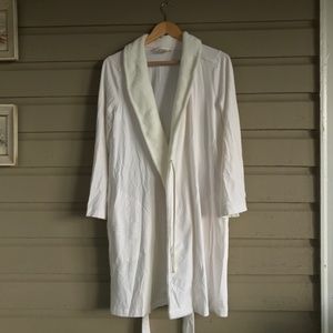 *Cozy* Soma Robe Bathrobe Off-White Soft NWOT